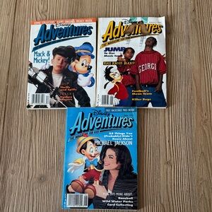 Disney Adventures Magazine for Kids lot of 3